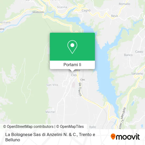 Mappa La Bolognese Sas di Anzelini N. & C.