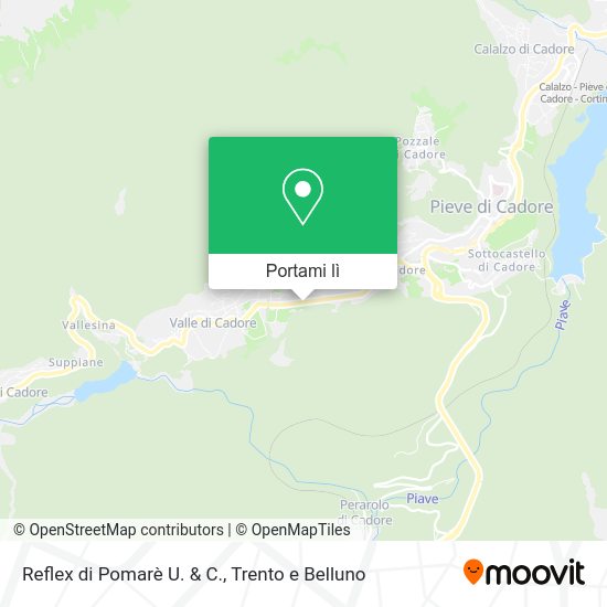Mappa Reflex di Pomarè U. & C.