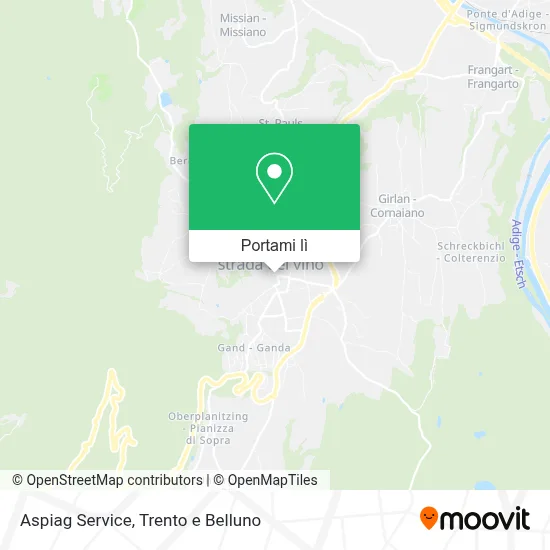Mappa Aspiag Service