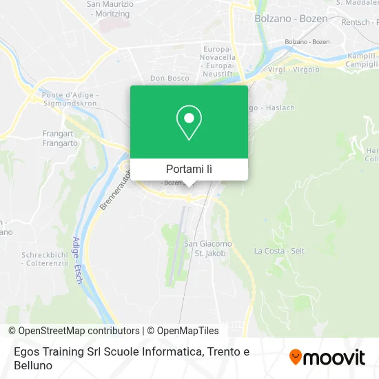 Mappa Egos Training Srl Scuole Informatica