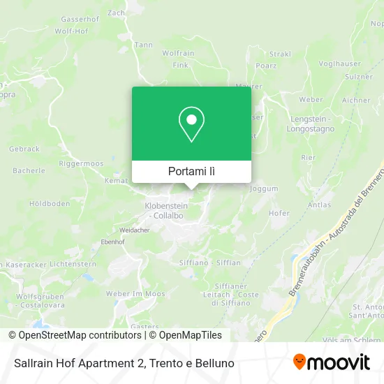 Mappa Sallrain Hof Apartment 2