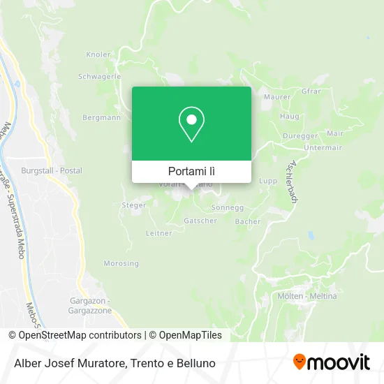 Mappa Alber Josef Muratore