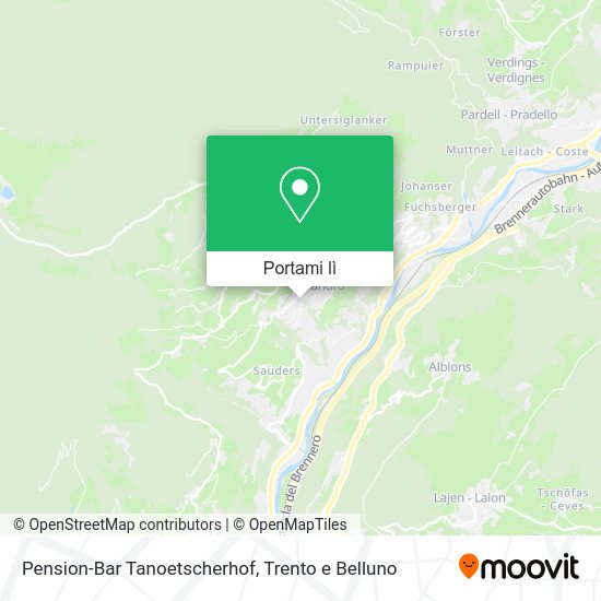 Mappa Pension-Bar Tanoetscherhof