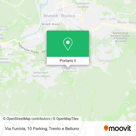 Mappa Via Funivia, 10 Parking