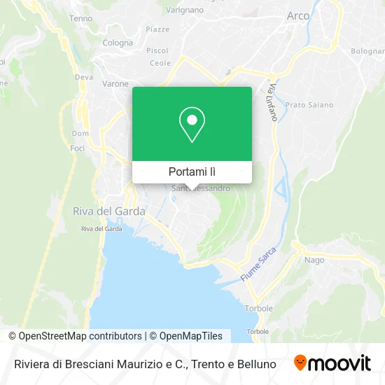 Mappa Riviera di Bresciani Maurizio e C.