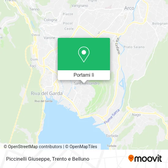 Mappa Piccinelli Giuseppe
