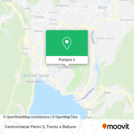 Mappa Centrorivacar Perini S