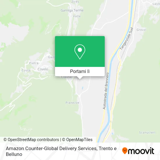 Mappa Amazon Counter-Global Delivery Services