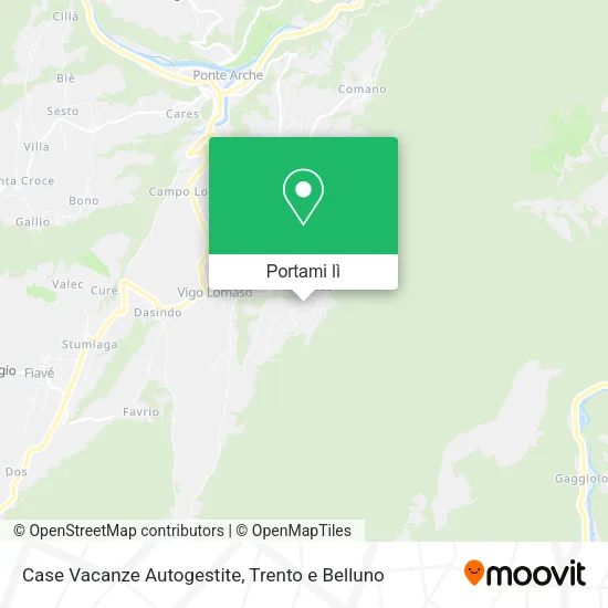 Mappa Case Vacanze Autogestite
