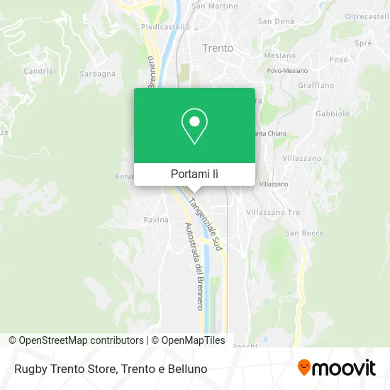 Mappa Rugby Trento Store