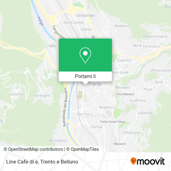 Mappa Line Cafe di e