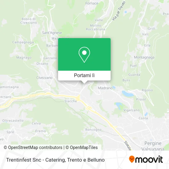Mappa Trentinfest Snc - Catering