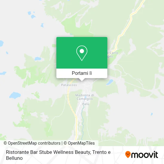 Mappa Ristorante Bar Stube Wellness Beauty