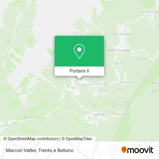 Mappa Marcon Valter