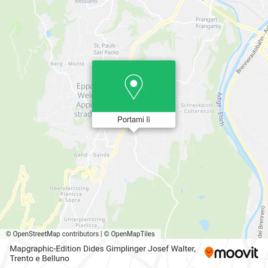 Mappa Mapgraphic-Edition Dides Gimplinger Josef Walter