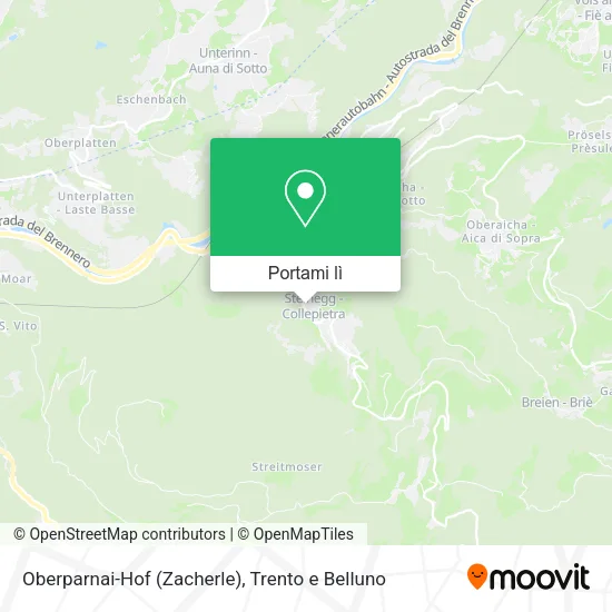 Mappa Oberparnai-Hof (Zacherle)
