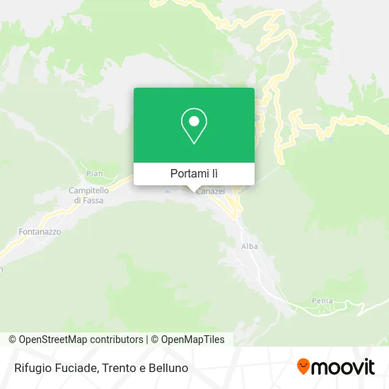 Mappa Rifugio Fuciade