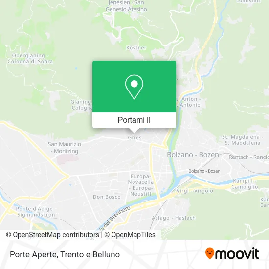 Mappa Porte Aperte