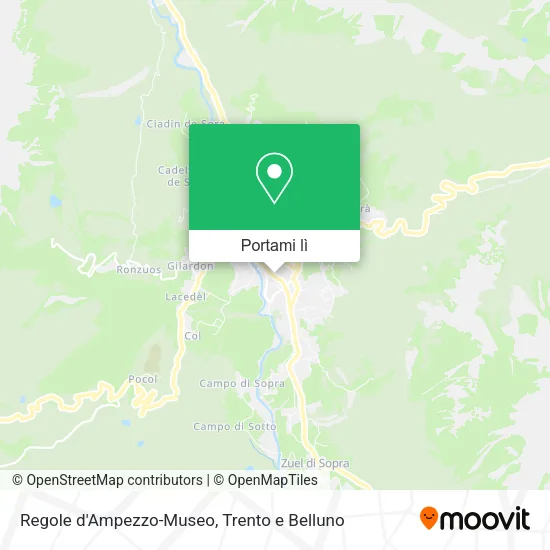 Mappa Regole d'Ampezzo-Museo