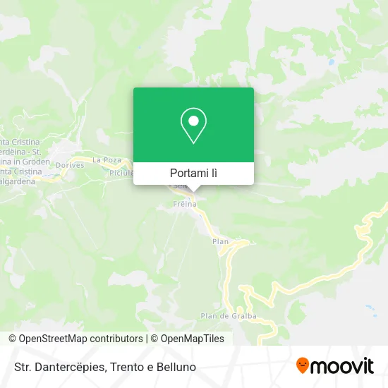 Mappa Str. Dantercëpies
