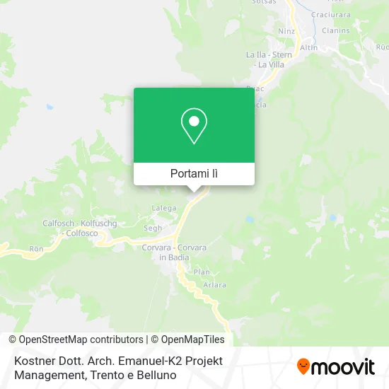 Mappa Kostner Dott. Arch. Emanuel-K2 Projekt Management