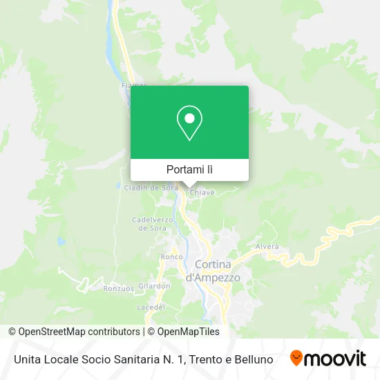 Mappa Unita Locale Socio Sanitaria N. 1