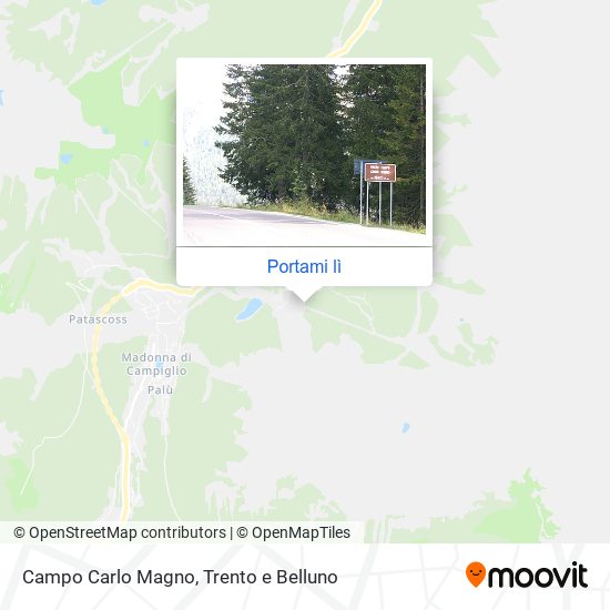 Mappa Campo Carlo Magno