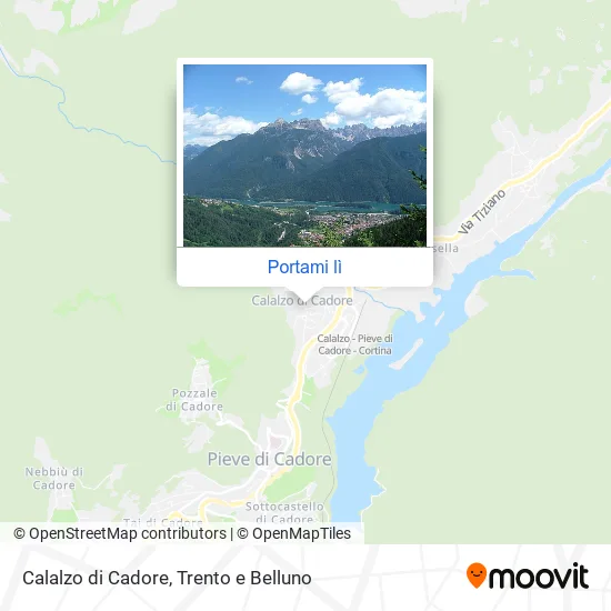Mappa Calalzo di Cadore
