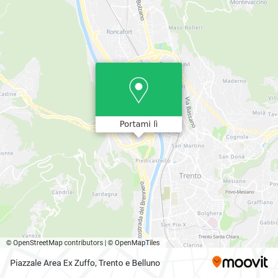 Mappa Piazzale Area Ex Zuffo