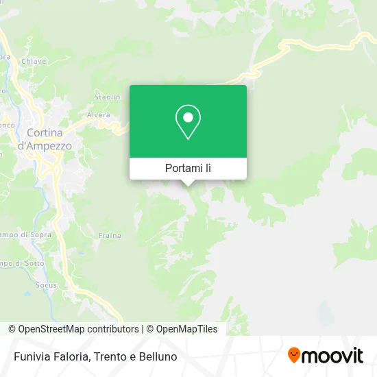 Mappa Funivia Faloria