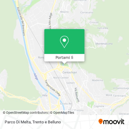 Mappa Parco Di Melta