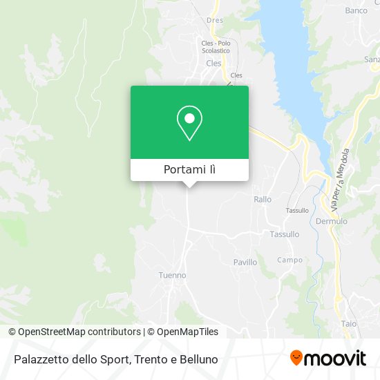 Mappa Palazzetto dello Sport
