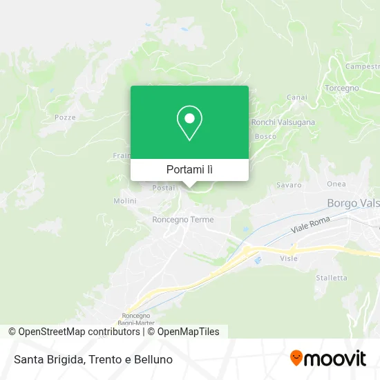 Mappa Santa Brigida