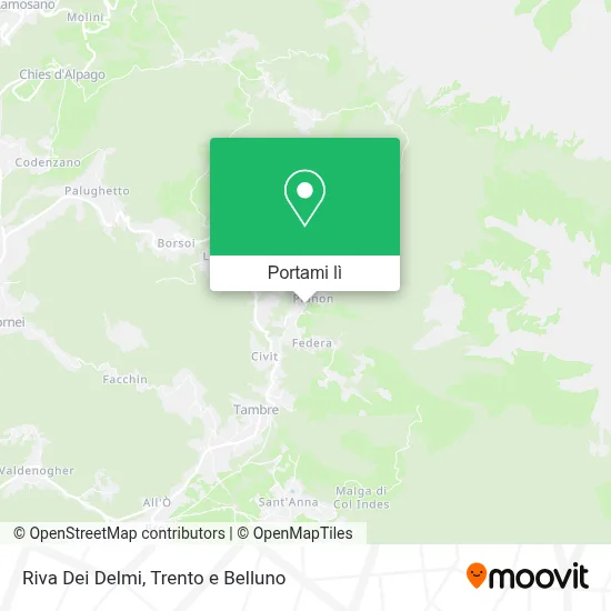 Mappa Riva Dei Delmi