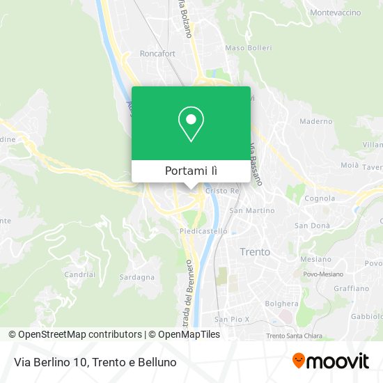 Mappa Via Berlino 10