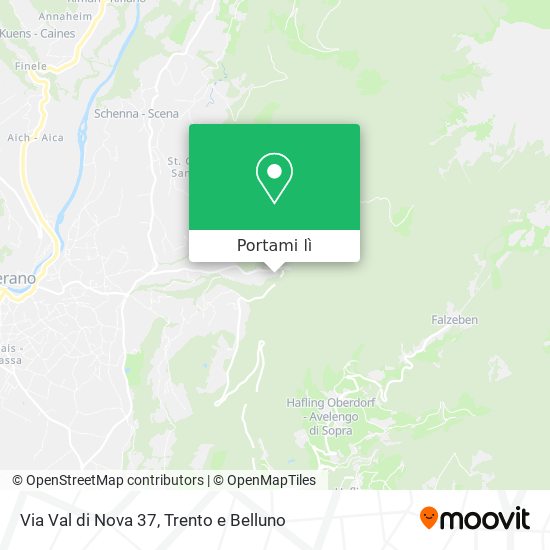 Mappa Via Val di Nova 37