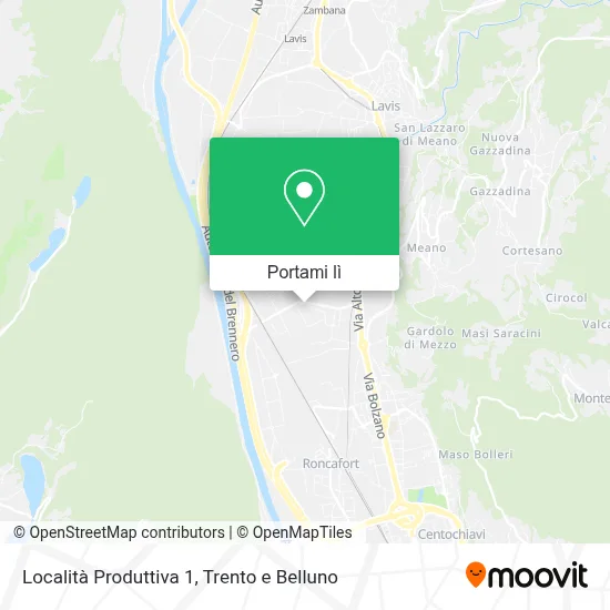 Mappa Località Produttiva 1