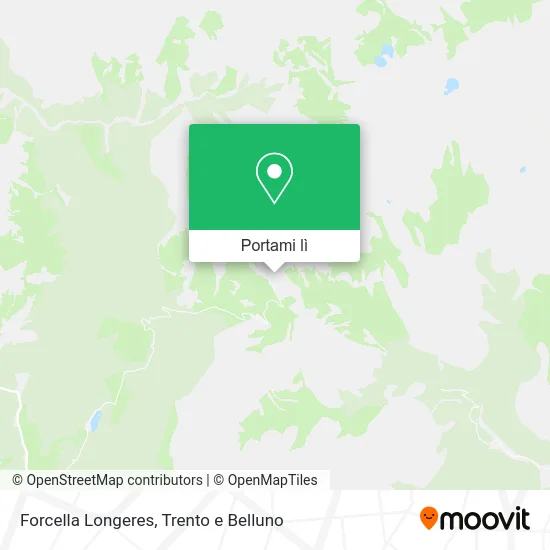Mappa Forcella Longeres