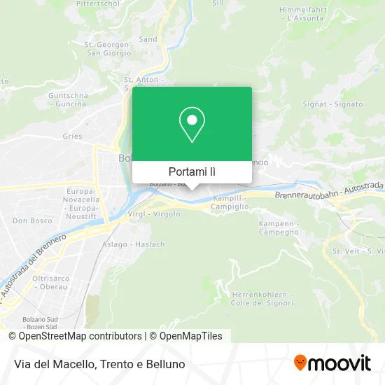 Mappa Via del Macello