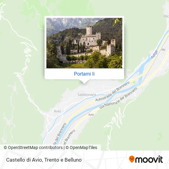 Mappa Castello di Avio
