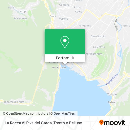Mappa La Rocca di Riva del Garda