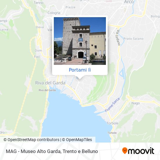 Mappa MAG - Museo Alto Garda
