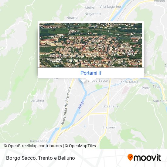 Mappa Borgo Sacco