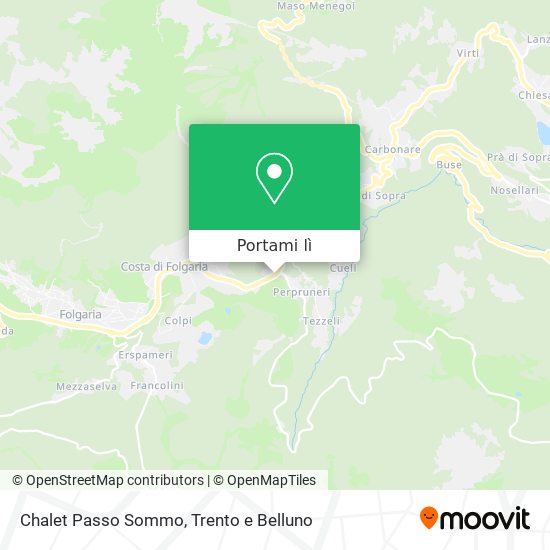 Mappa Chalet Passo Sommo