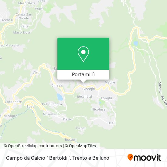 Mappa Campo da Calcio " Bertoldi "