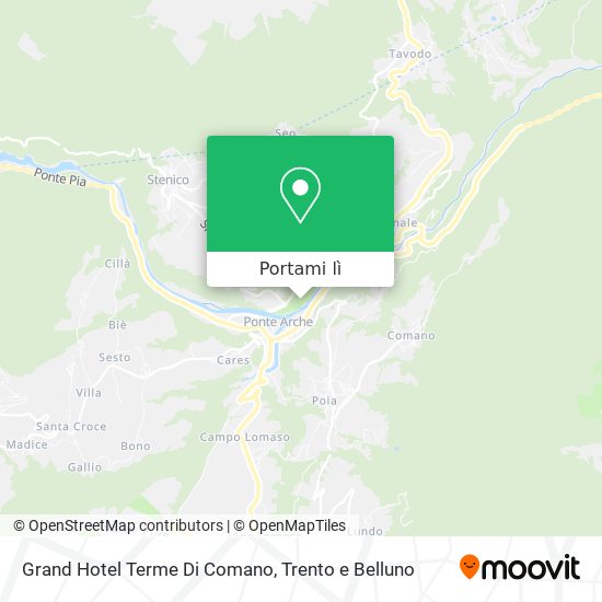 Mappa Grand Hotel Terme Di Comano