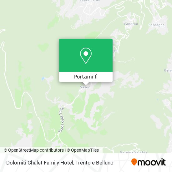 Mappa Dolomiti Chalet Family Hotel