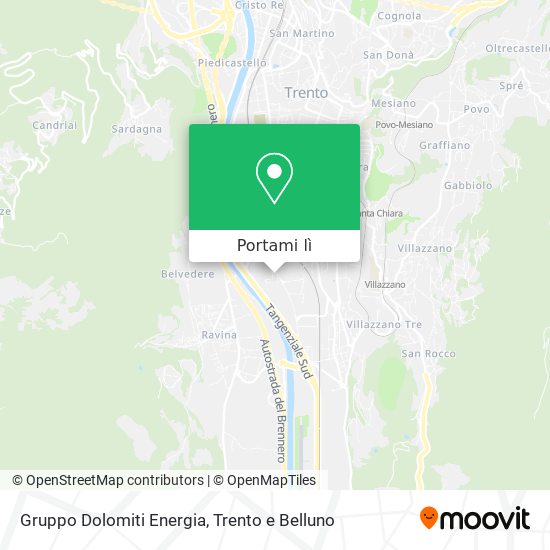 Mappa Gruppo Dolomiti Energia