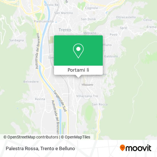 Mappa Palestra Rossa