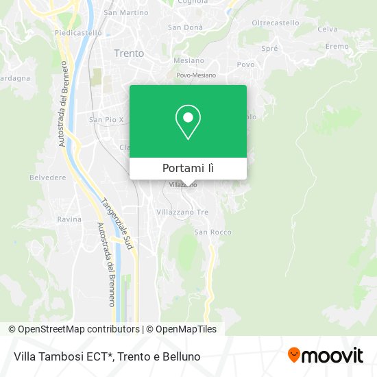 Mappa Villa Tambosi ECT*